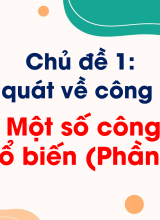 CN Thiết kế và Công nghệ - Bài 3. Một số công nghệ phổ biến (Phần II)